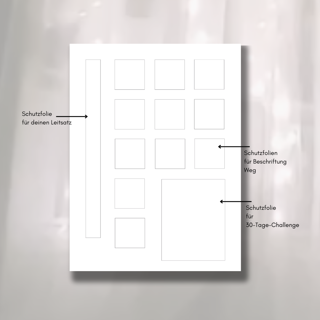 Visionbook (Monatsarbeitsbuch) DIN A5 mit Abteilungssticker inkl. Versand