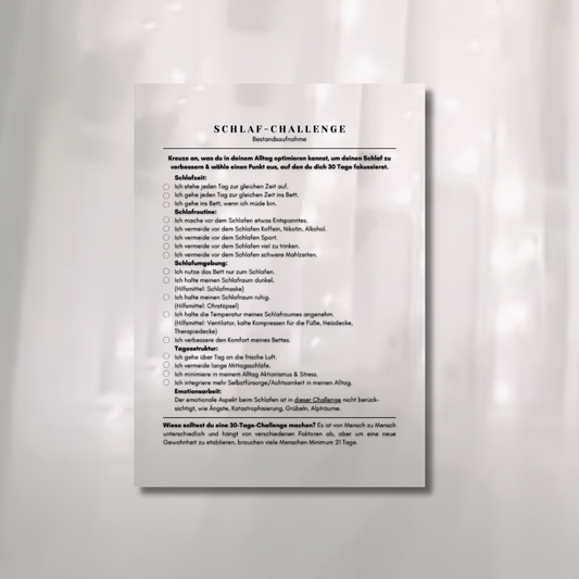 30-Tage-Schlaf-Challenge (Download)