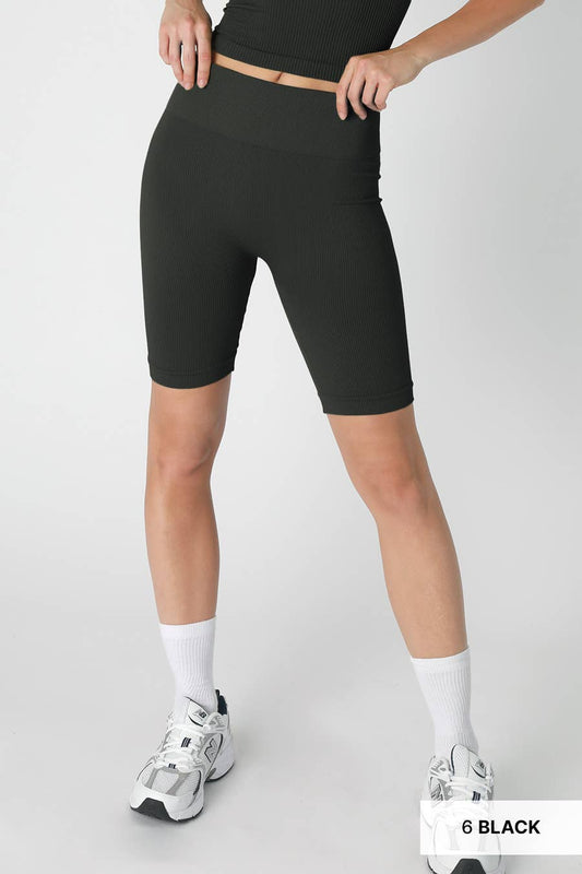 NB8048 - Gerippte Biker Highwaist 6,5" Innennaht inkl. Versand