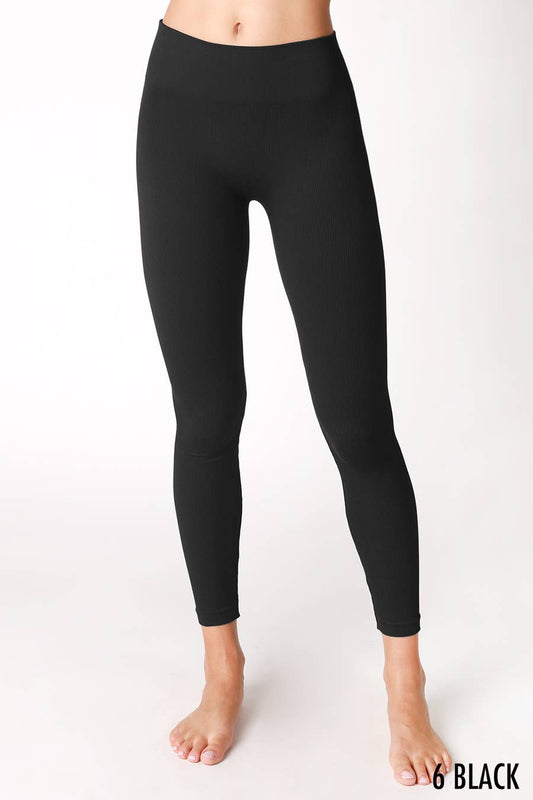 NB7981 - Gerippte Leggings mit hohem Bund inkl. Versand
