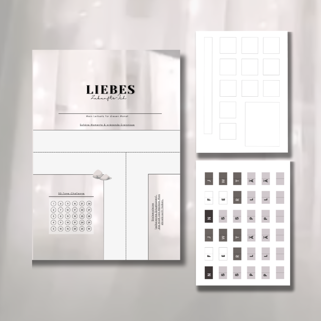 Visionbook (Monatsarbeitsbuch) DIN A5 mit Abteilungssticker inkl. Versand