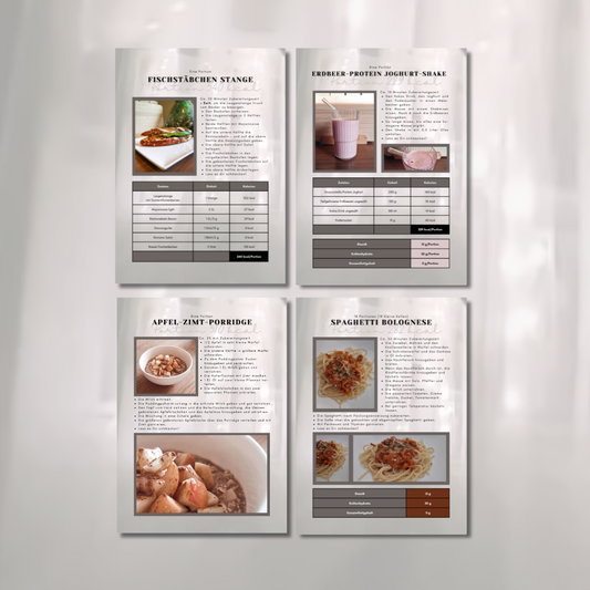 4 Rezeptkarten DIN A6 inkl. Versand