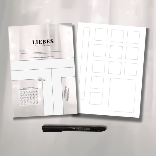 Visionbook (Monatsarbeitsbuch) DIN A5 mit Folienmarker inkl. Versand